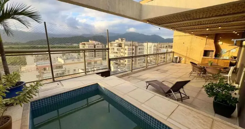 Cobertura com 4 quartos para alugar na Rua Silvia Pozzano, 2820, Recreio dos Bandeirantes, Rio de Janeiro