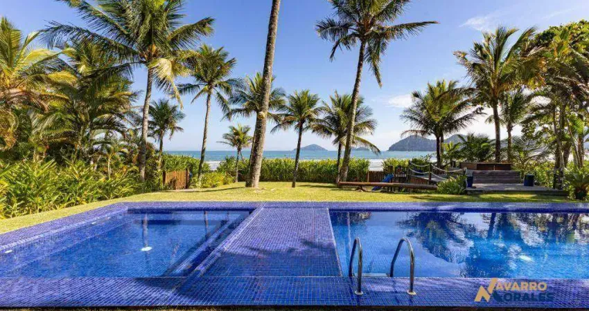 Exclusividade – de frente para o mar – casa alto padrão na praia da baleia – condomínio fechado