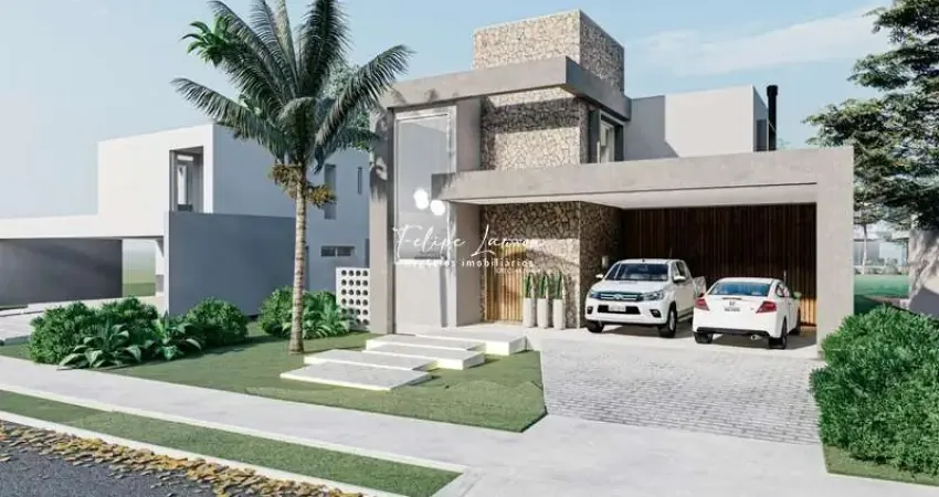 Casa nova 3 suítes fundo para o lago condomínio veredas