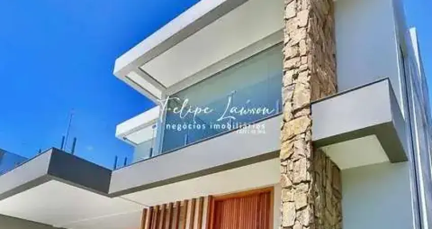 Casa alto padrão construtivo com 3 suítes no condomínio Veredas