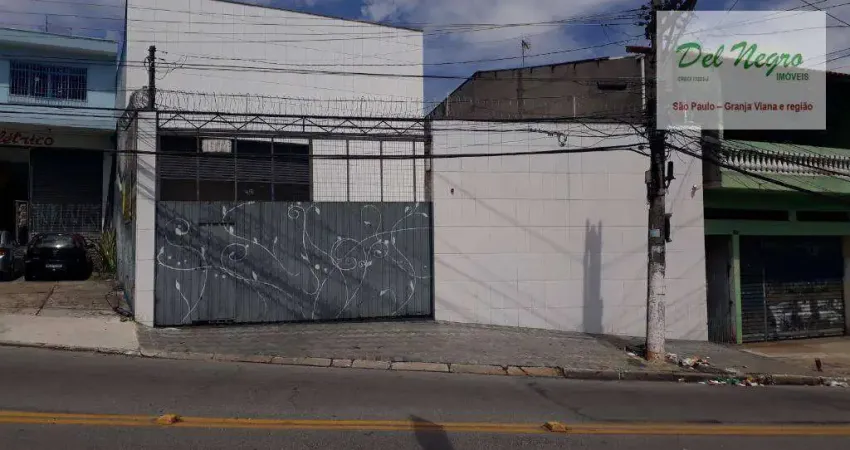 Galpão, 200 m² - venda por R$ 2.750.000,00 ou aluguel por R$ 25.000,00/mês - Vila dos Remédios - São Paulo/SP