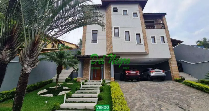 Casa com 5 dormitórios à venda, 460 m² - Nova Higienópolis, Jandira.