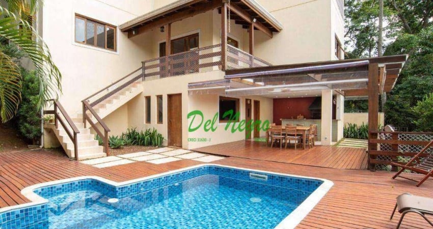 Casa com 4 suítes para alugar, 323 m² - Venda ou Aluguel - Aldeia da Fazendinha, Granja Viana.