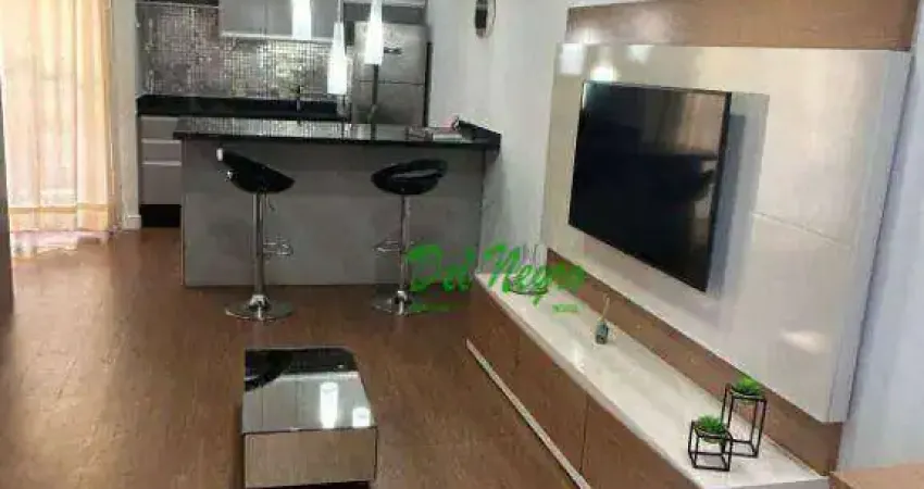 Apartamento com 1 dormitório para alugar, 46 m² - Le Grand Granja Viana.