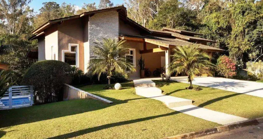 Casa com 3 dormitórios à venda, 441 m² - parque das artes, granja viana.