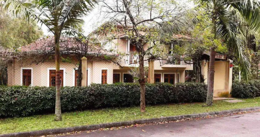 Casa com 4 dormitórios à venda, 603 m² - paisagem renoir i, granja viana.
