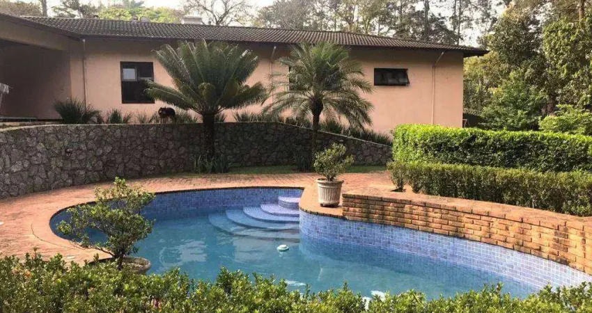 Casa com 3 dormitórios à venda e para locação, 505 m² - jardim mediterrâneo, granja viana.