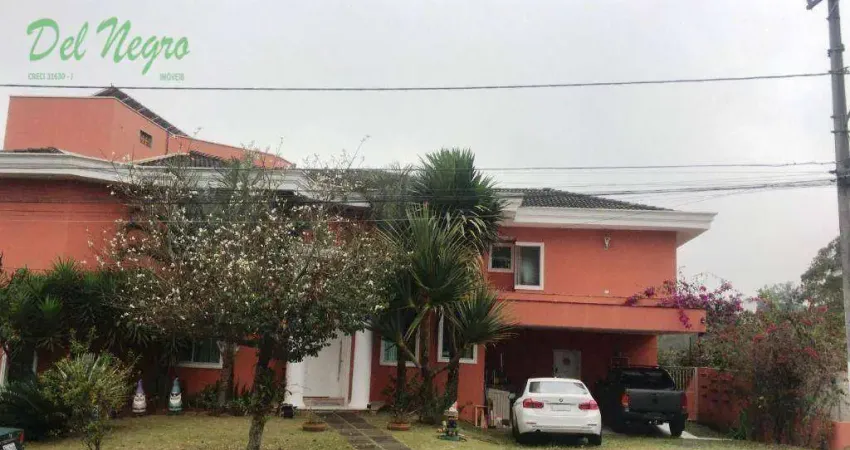Casa com 5 dormitórios à venda, 600 m² - parque das artes, granja viana.