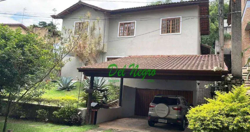 Casa com 4 dormitórios à venda, 172 m² - terras do madeira, granja viana