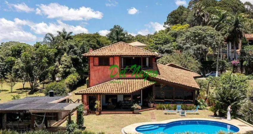 Casa com 4 suítes à venda, 724 m² - vila de são fernando, granja viana.