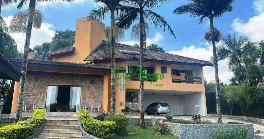 Casa com 4 dormitórios à venda, 400 m² - recanto verde, granja viana.