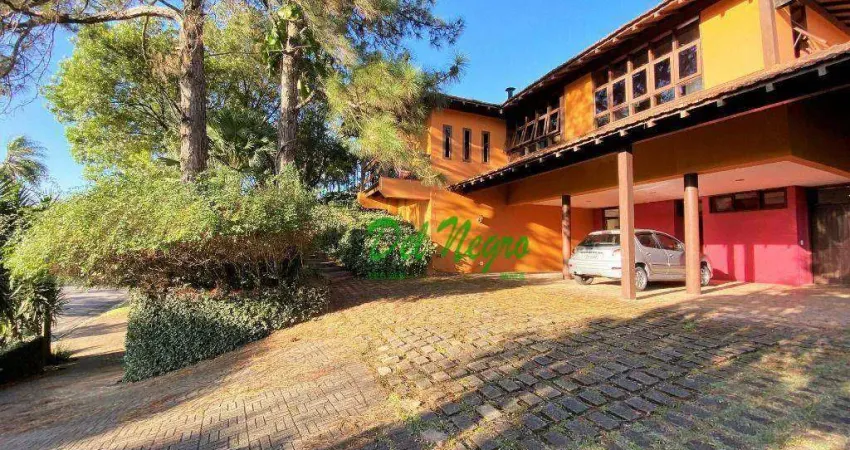 Casa com 3 suítes para alugar, 500 m² - vila de são fernando, granja viana.