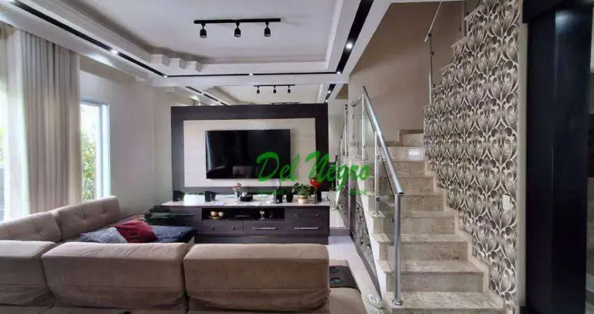 Casa com 3 dormitórios à venda, 117 m² - green ville, granja viana.