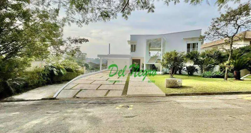 Casa com 4 suítes à venda, 488 m² - palos verdes, granja viana.
