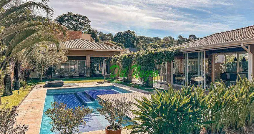 Casa com 4 suítes à venda, 549 m² - parque dom henrique ii, cotia.