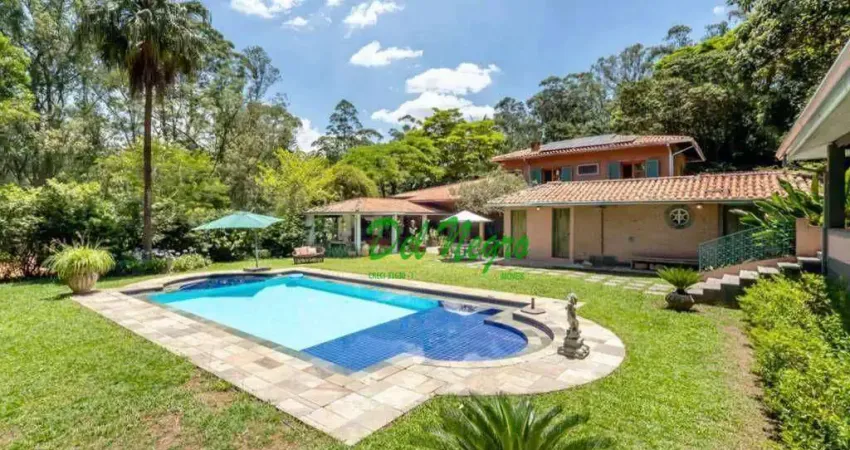 Casa com 6 dormitórios à venda, 821 m²- palos verdes, granja viana.