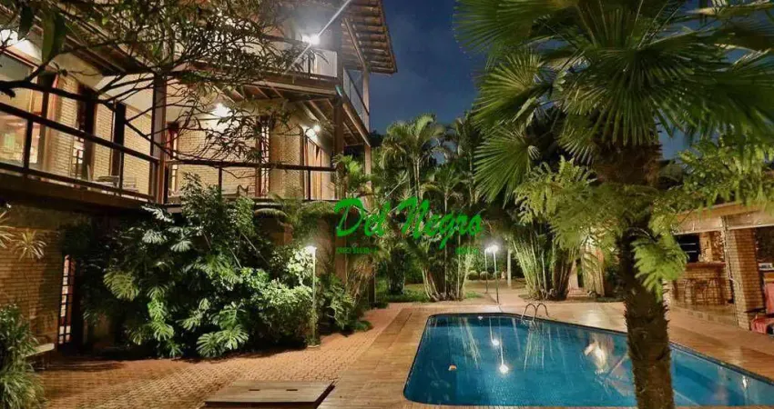 Casa com 7 suítes à venda, 628 m² - morada dos pássaros, aldeia da serra.