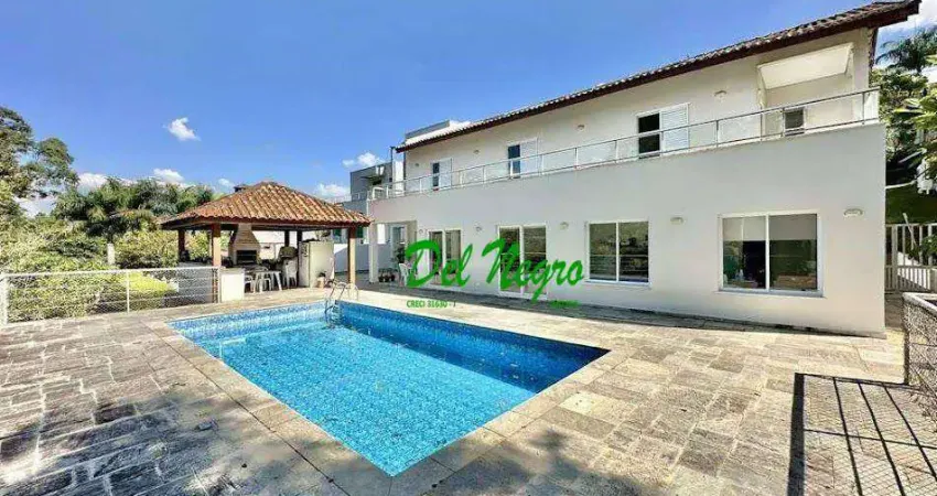 Casa com 5 dormitórios à venda, 375 m² - residencial euroville, granja viana.