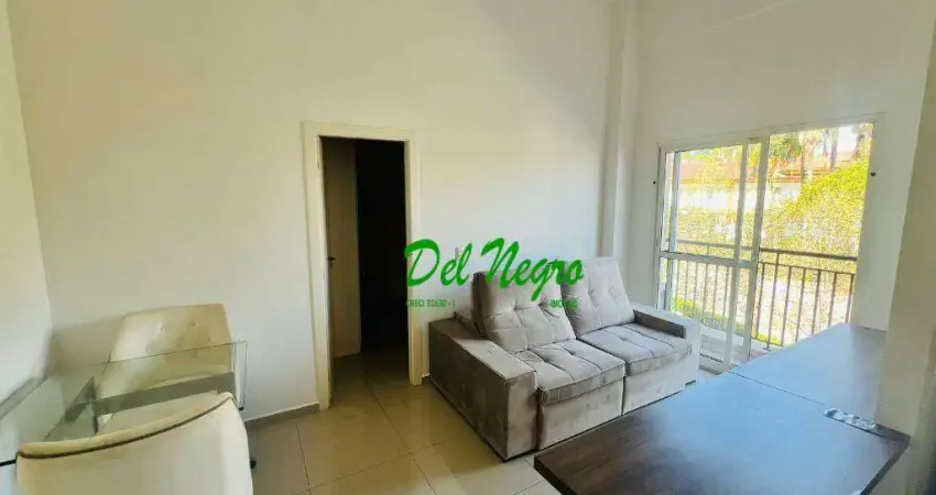 Apartamento com 1 dormitório, 38 m² - venda ou aluguel, address granja viana.