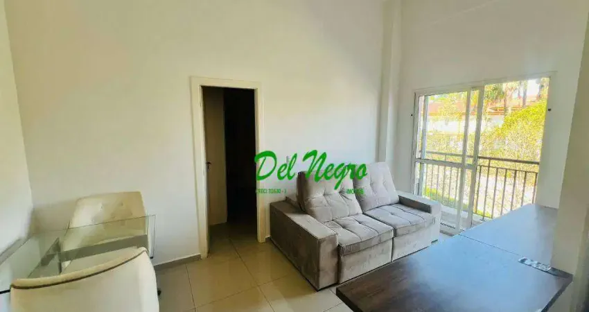 Apartamento com 1 dormitório, 38 m² - venda ou aluguel, address granja viana.