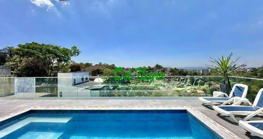 Casa com 7 suítes à venda, 547 m² - palos verdes, granja viana.