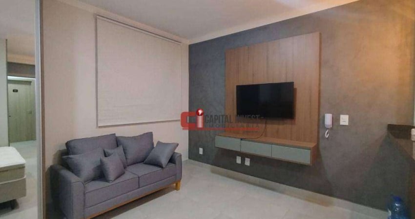 Studio com 1 dormitório todo mobiliado para alugar, 30 m² por R$ 2.100/mês - Coração de Jesus - Jaguariúna/SP