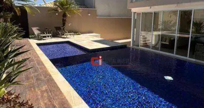 Casa com 3 dormitórios para alugar, 290 m² por r$ 14.079,04/mês - santa úrsula - jaguariúna/sp