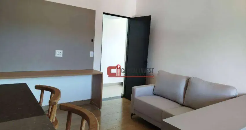 Studio com 1 dormitório para alugar, 30 m² por r$ 2.700/mês - dom bosco - jaguariúna/sp