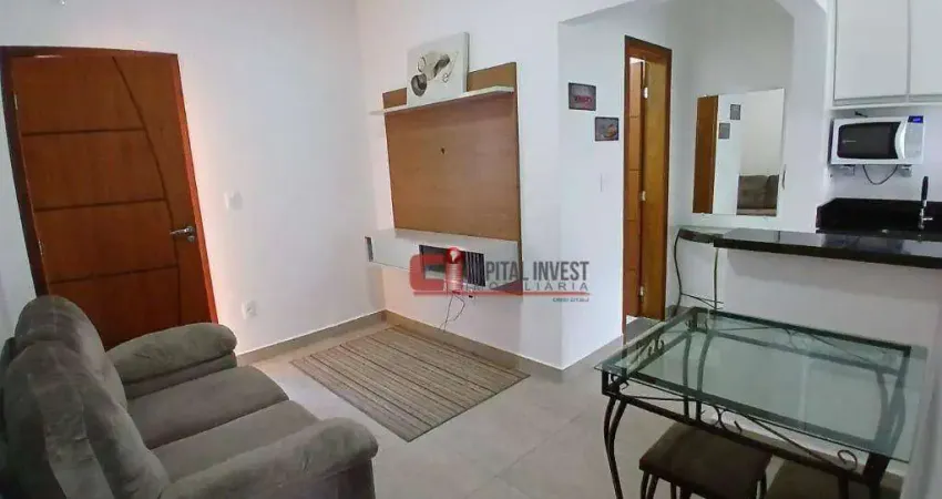 Apartamento com 1 dormitório, 29 m² - venda por r$ 400.000,00 ou aluguel por r$ 2.350,00/mês - dom bosco - jaguariúna/sp