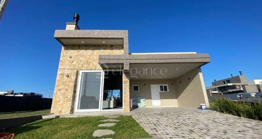 Casa em condomínio fechado com 3 quartos à venda na Rs 389, Estrada do Mar, 27, Santorini, Xangri-Lá
