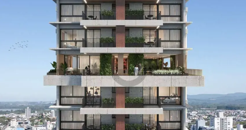 Apartamento com 1 dormitório à venda, 45 m² por r$ 453.000,00 - centro - santa cruz do sul/rs