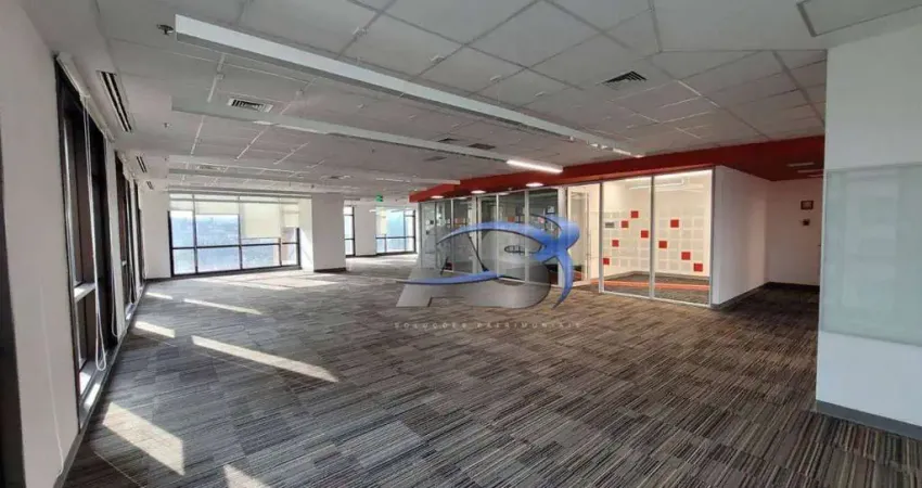 Andar corporativo para alugar, 1050 m² por r$ 128.648,00/mês - brooklin paulista - são paulo/sp