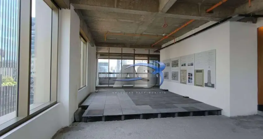 Andar corporativo para alugar, 608 m² por r$ 206.990,00/mês - itaim bibi - são paulo/sp