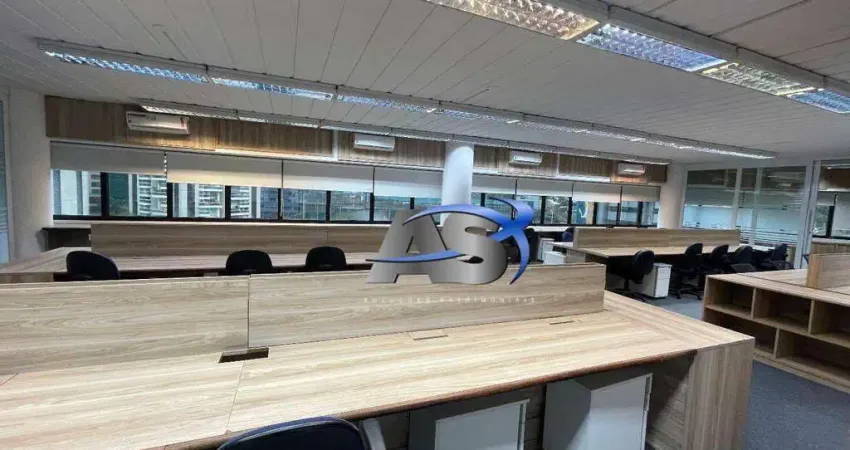 Andar corporativo para alugar, 184 m² por r$ 17.558,91/mês - brooklin - são paulo/sp