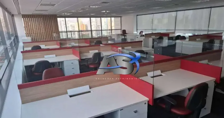 Andar corporativo para alugar, 533 m² por r$ 82.225,96/mês - brooklin paulista - são paulo/sp