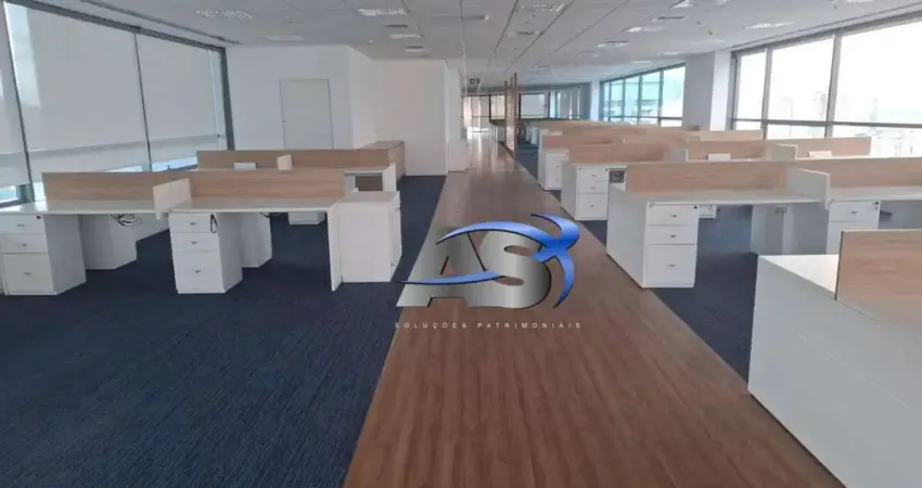 Andar corporativo para alugar, 533 m² por r$ 88.225,02/mês - brooklin paulista - são paulo/sp