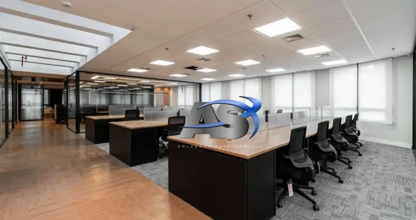 Andar corporativo para alugar, 700 m² por r$ 132.535,00/mês - vila olímpia - são paulo/sp