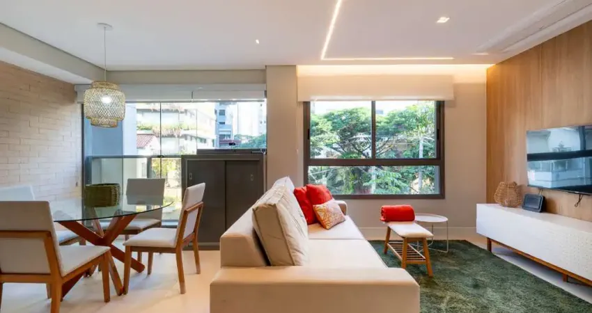 Excelente apartamento tipo para venda com 1 quarto, sendo 1 suíte, 69.3m²