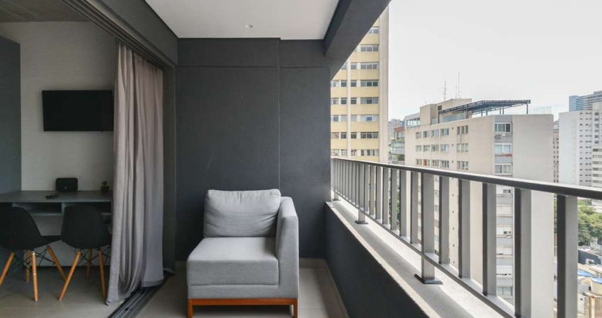 Versátil studio para venda com 1 quarto, 23m²
