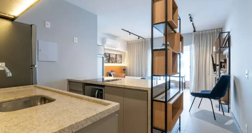 Elegante studio para venda em Campo Belo com 1 quarto, 40m²