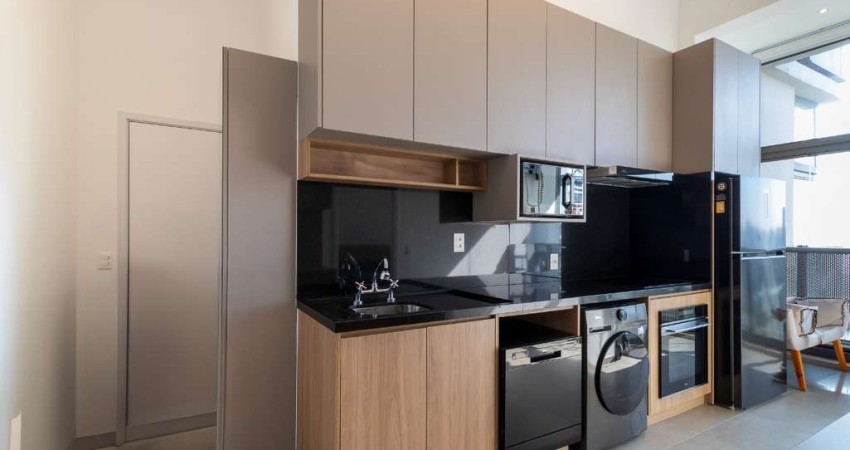 Versátil studio para venda com 1 quarto, 39m²
