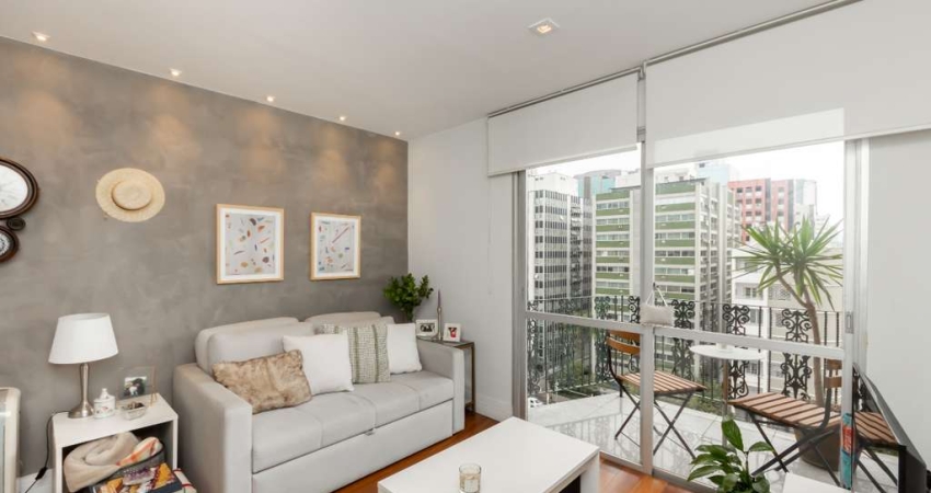 Versátil apartamento tipo para venda com 1 quarto, 53m²