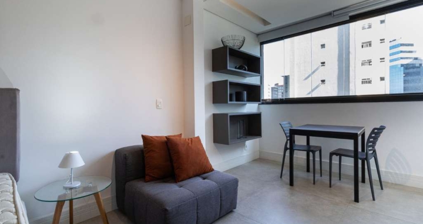 Versátil apartamento tipo para venda com 1 quarto, sendo 1 suíte, 29m²