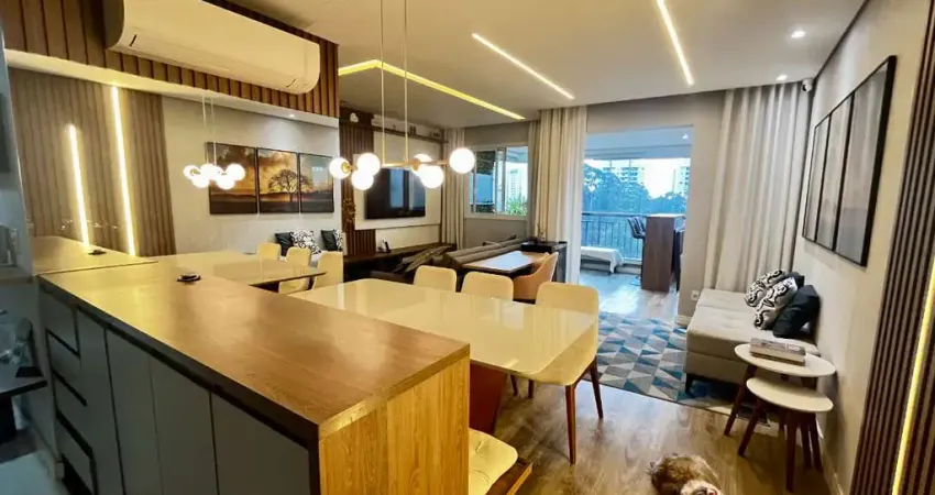 Aconchegante apartamento tipo para venda em vila andrade com 2 quartos, sendo 1 suíte, 75m²