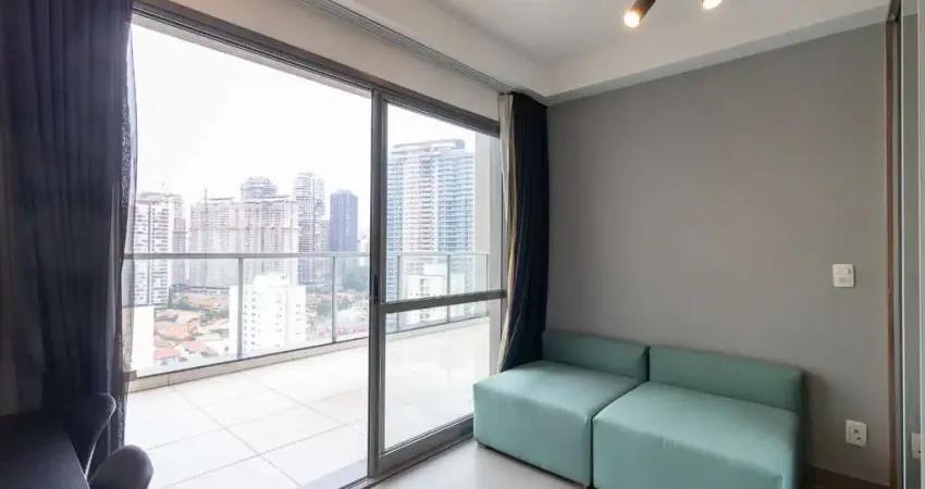 Elegante studio para venda em vila cordeiro com 1 quarto , 44m²