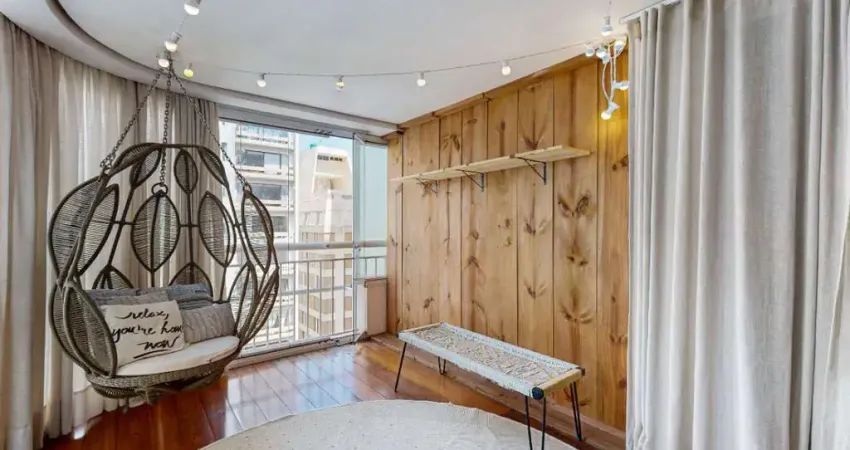 Aconchegante apartamento tipo para venda em cerqueira césar com 2 quartos, sendo 1 suíte, 89m²