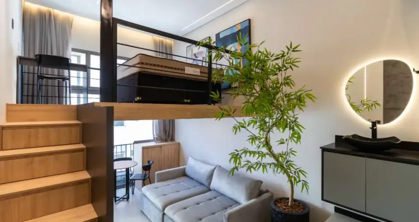 Deslumbrante apartamento tipo para venda em vila mariana com 1 quarto, 26m²