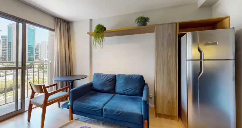 Espetacular studio para venda em itaim bibi com 1 quarto , 27m²