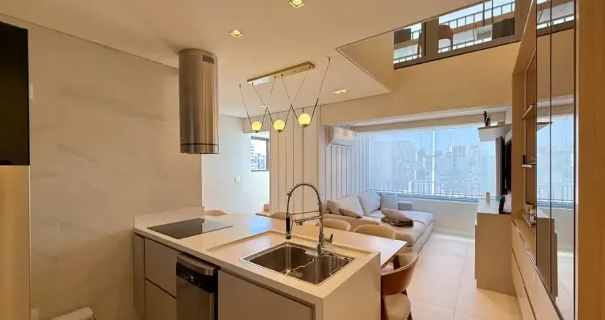 Deslumbrante apartamento para venda em brooklin com 1 quarto, sendo 1 suíte , 61m²