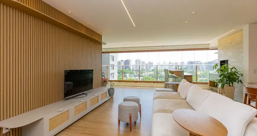 Elegante apartamento para venda em campo belo com 3 quartos, sendo 3 suítes , 145m²